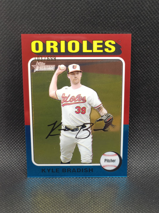 Kyle Bradish - 2024 Topps Heritage High Number Chrome /699 - Baltimore Orioles