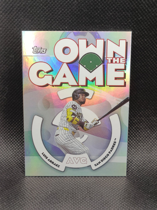 Luis Arraez - 2024 Topps Archives Own The Game Insert - San Diego Padres