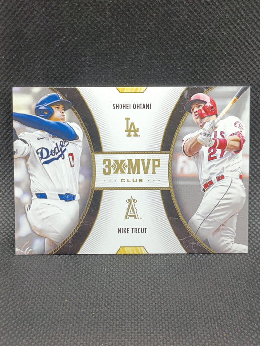 Shohei Ohtani & Mike Trout - 2025 Topps Welcome To The Club 3x MVP Dual - LA Dodgers & LA Angels