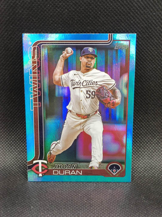Jhoan Duran - 2025 Topps Series Two Blue Foil /150 - Minnesota Twins