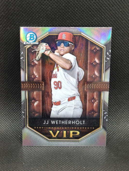 JJ Wetherholt - 2025 Bowman Chrome VIP Insert - St Louis Cardinals
