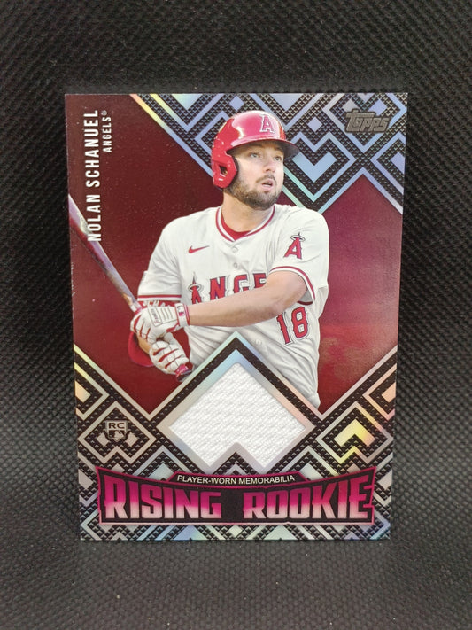 Nolan Schanuel - 2024 Topps Update Series Rising Rookie Relic - LA Angels