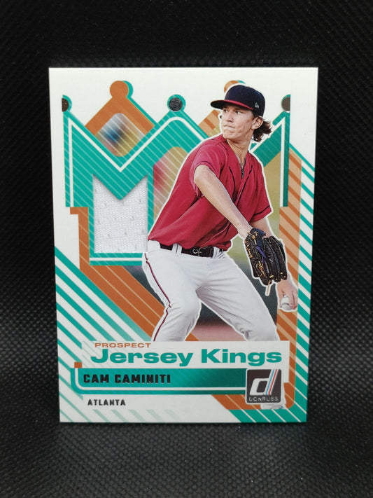 Cam Caminiti - 2025 Panini Donruss Prospect Jersey Kings Relic - Atlanta Braves