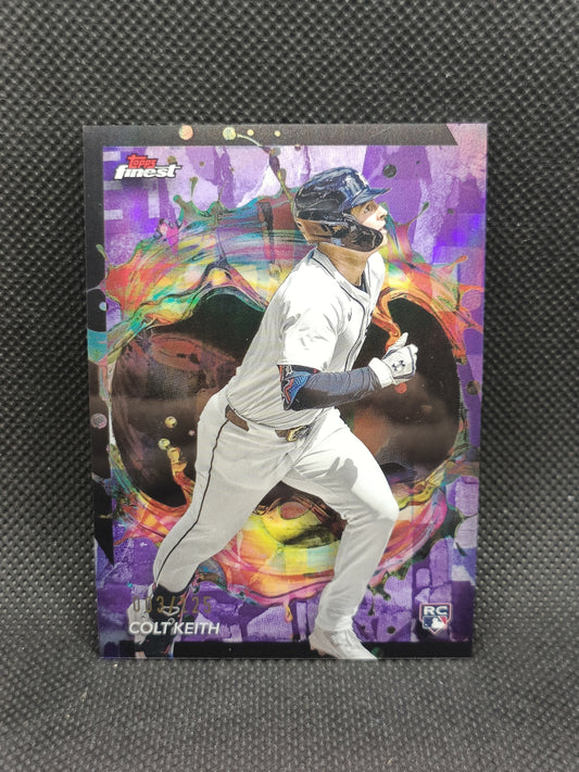 Colt Keith - 2024 Topps Finest Rookie Purple Refractor /125 - Detroit Tigers