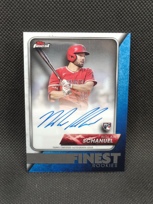 Nolan Schanuel - 2024 Topps Finest Rookies Auto - LA Angels
