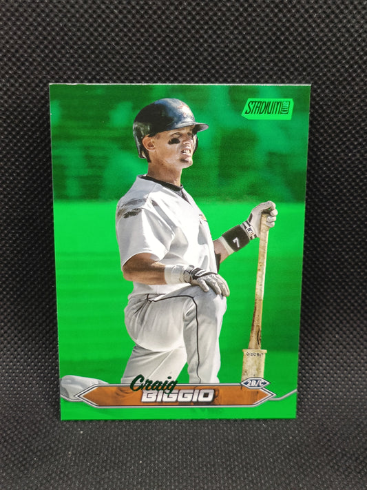 Craig Biggio - 2024 Topps Stadium Club Green Foil /199 - Houston Astros