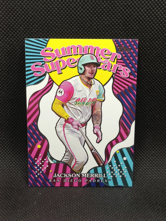Jackson Merrill - 2025 Topps Series Two Summer Superstars Insert - San Diego Padres