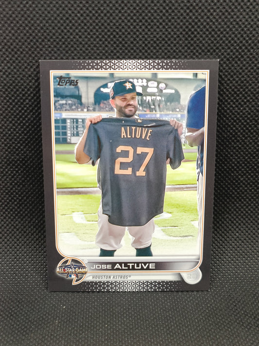 Jose Altuve - 2022 Topps Update Series All Star Game Black /299 - Houston Astros