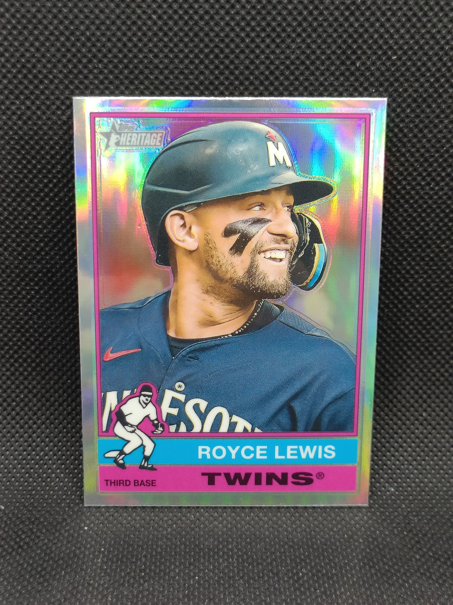 Royce Lewis - 2025 Topps Heritage Chrome Refractor - Minnesota Twins