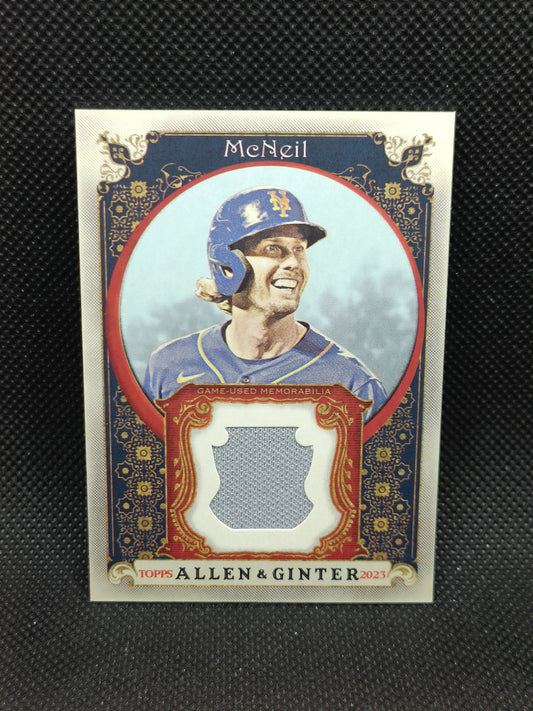 Jeff McNeil - 2023 Allen & Ginter Relic - New York Mets
