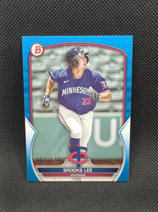 Brooks Lee - 2023 Bowman Blue /150 - Minnesota Twins