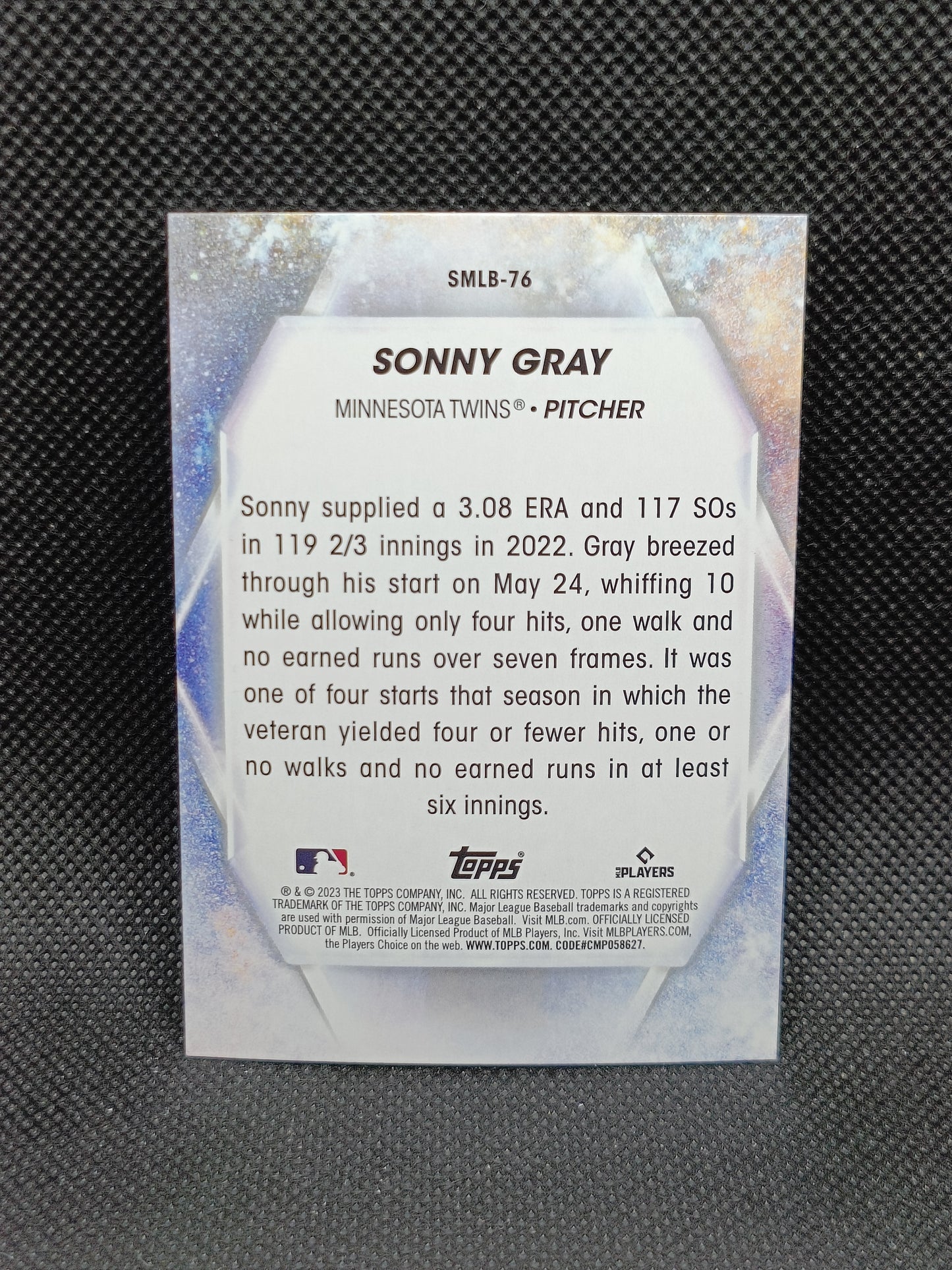 Sonny Gray - 2023 Topps Update Series Stars Of MLB - Minnesota Twins
