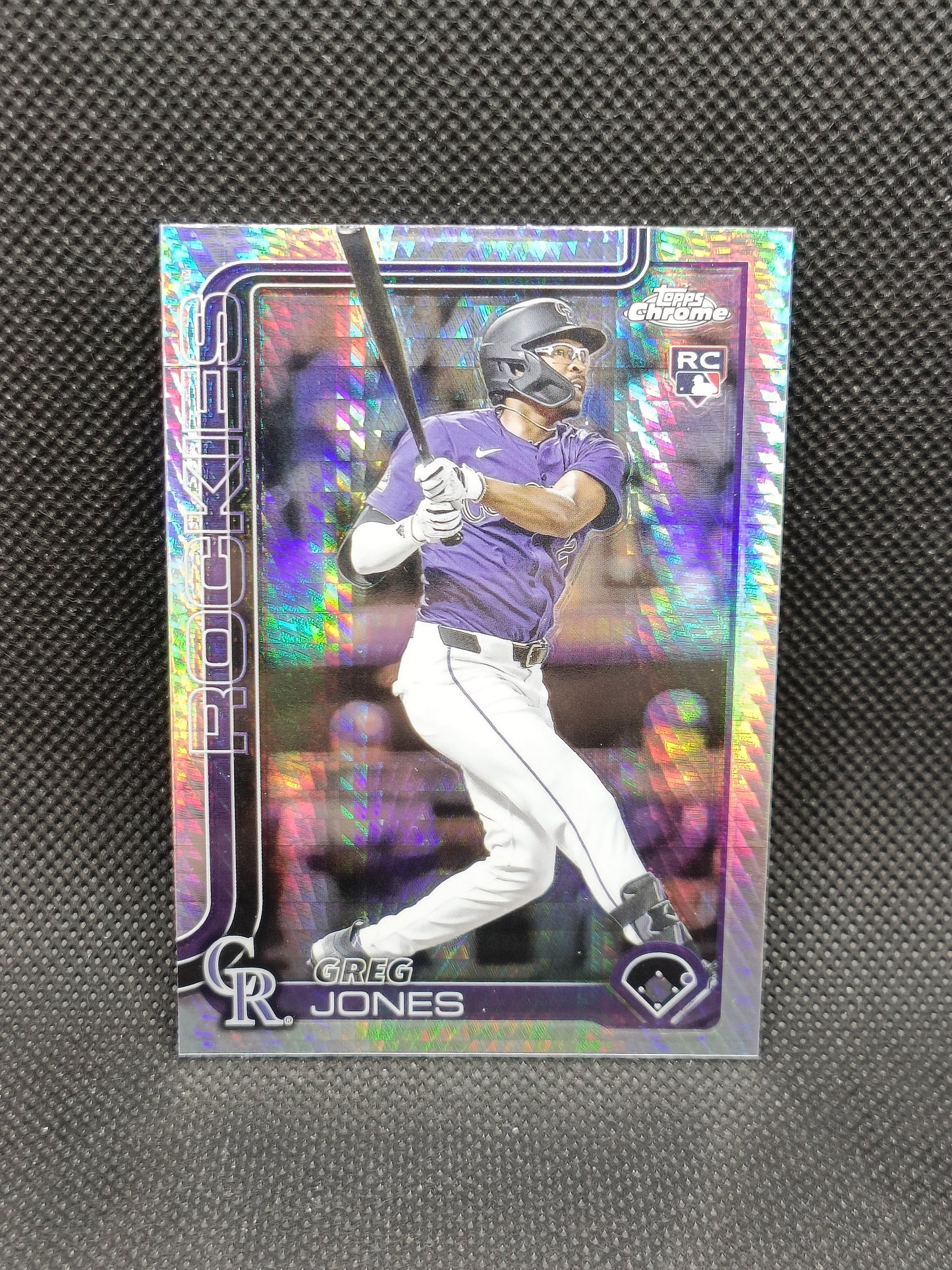Greg Jones - 2025 Topps Chrome Rookie Prism Refractor - Colorado Rockies