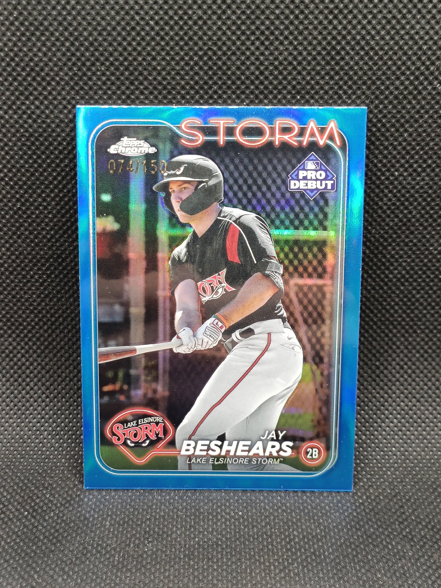 Jay Beshears - 2024 Topps Pro Debut Chrome Blue Refractor /150 - Miami Marlins