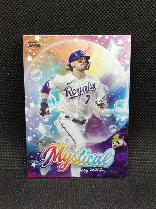 Bobby Witt Jr - 2024 Topps Update Series Mystical Insert - Kansas City Royals