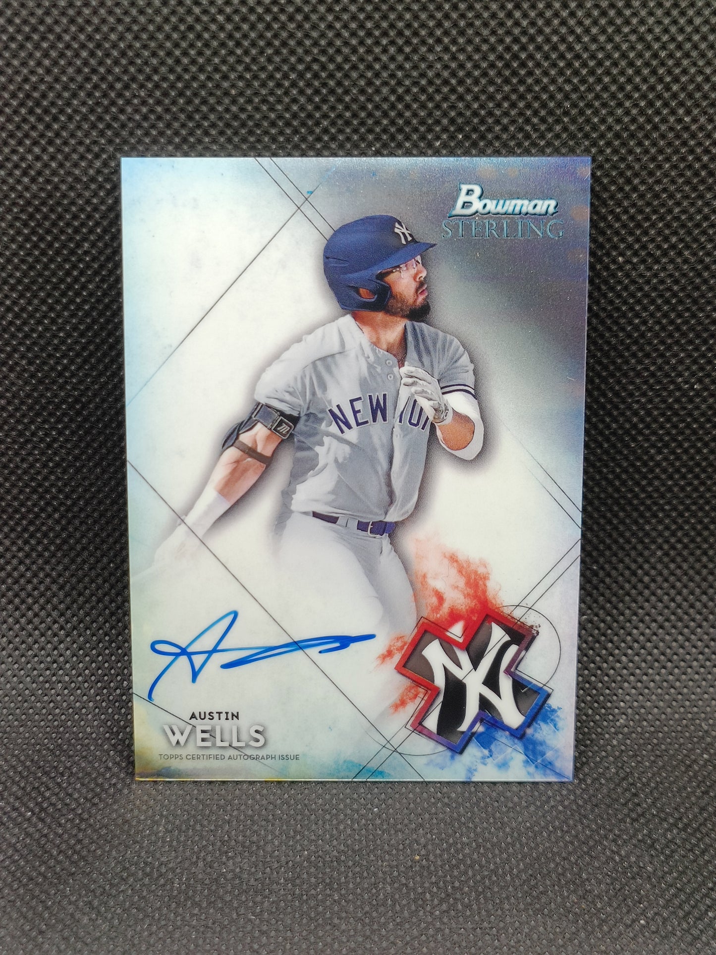 Austin Wells - 2021 Bowman Sterling Auto - New York Yankees