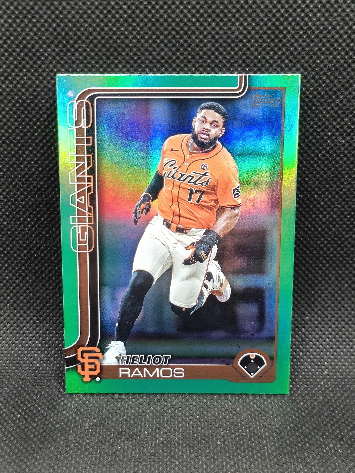 Heliot Ramos - 2025 Topps Series Two Green Rainbow Foil /99 - San Francisco Giants