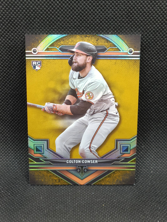 Colton Cowser - 2024 Topps Triple Threads Rookie Gold /99 - Baltimore Orioles