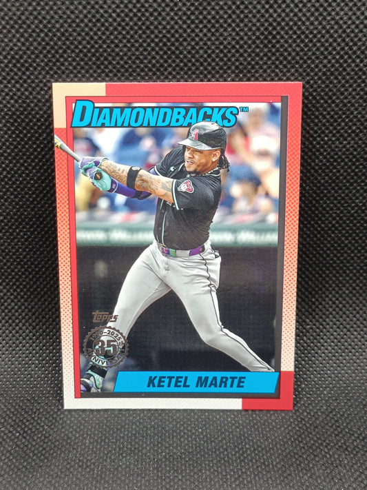 Ketel Marte - 2025 Topps Series Two 1990 Insert - Arizona Diamondbacks