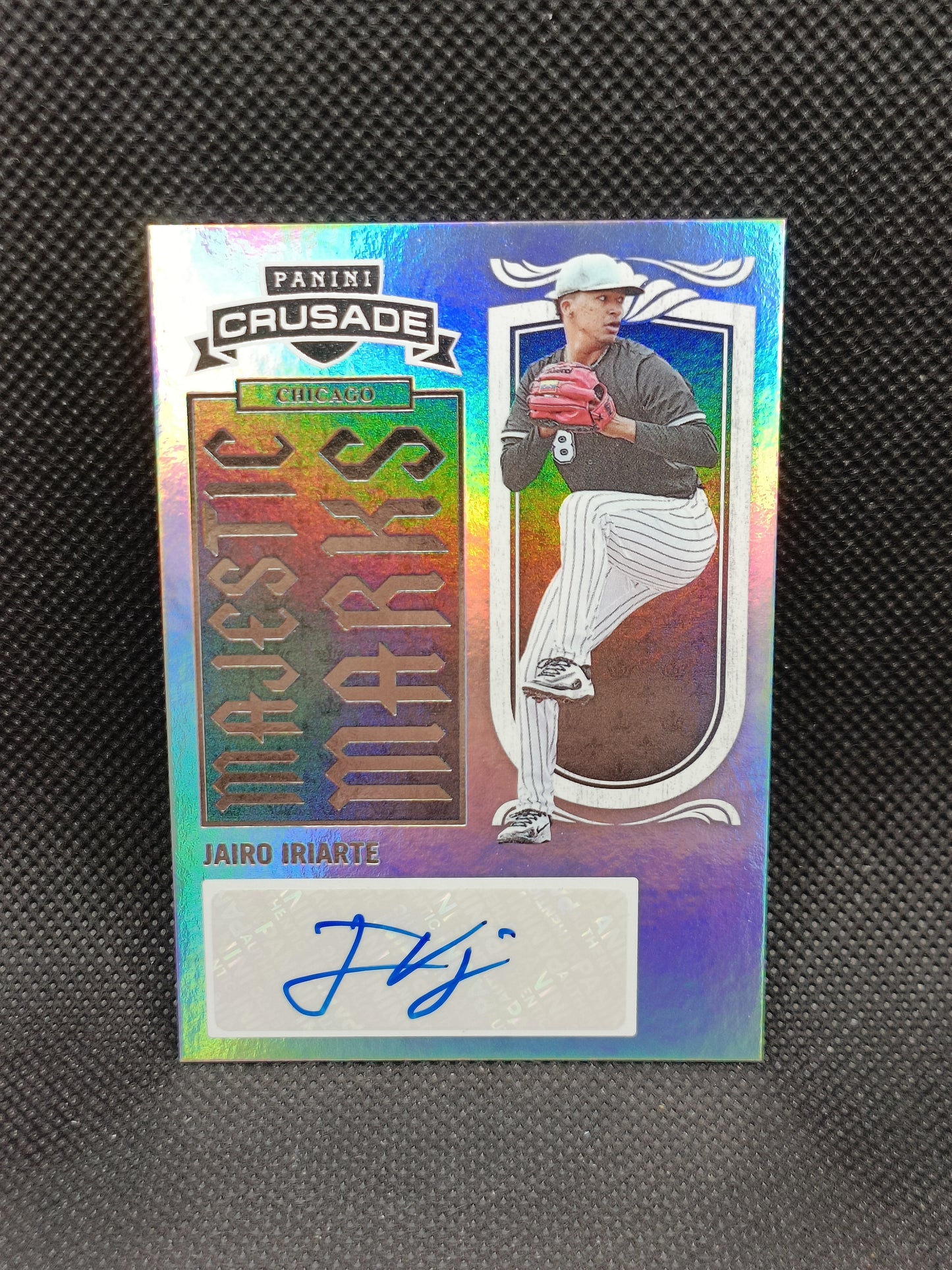 Jairo Iriarte - 2025 Panini Crusade Majestic Marks Auto - Chicago White Sox