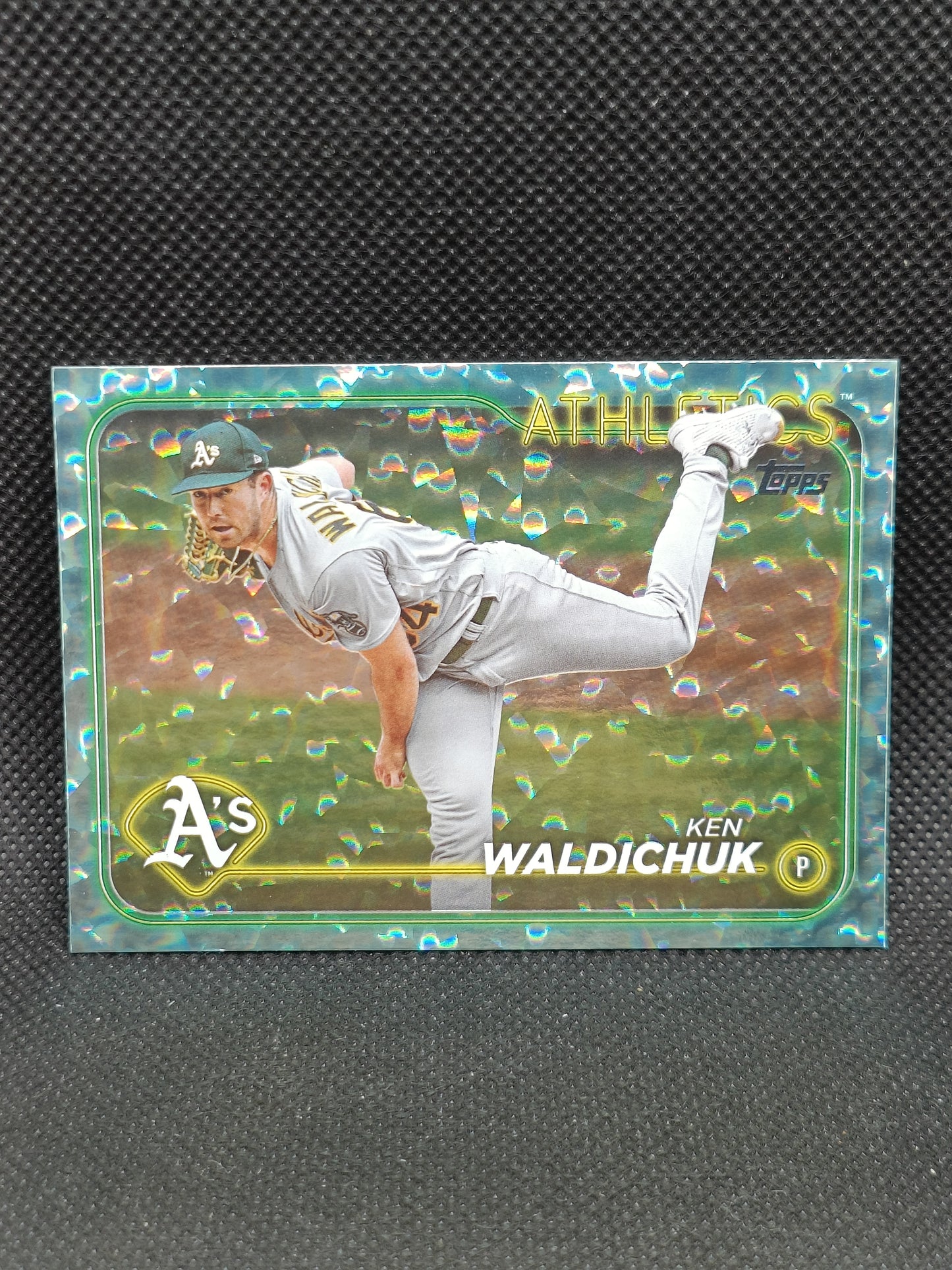 Ken Waldichuk - 2024 Topps Series Two Aqua Foil /399 - Oakland Athletics