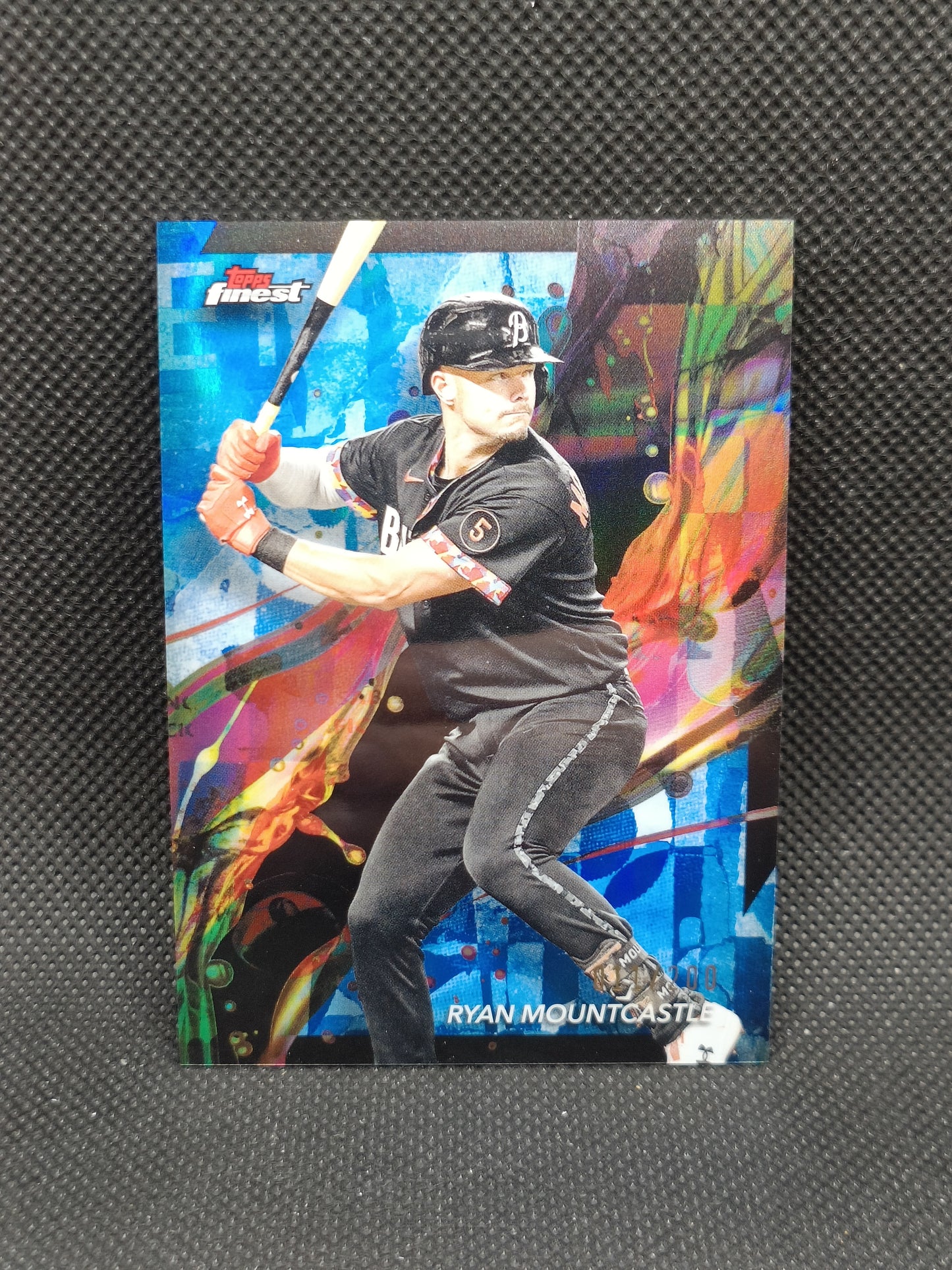 Ryan Mountcastle - 2024 Topps Finest Blue Refractor /200 - Baltimore Orioles