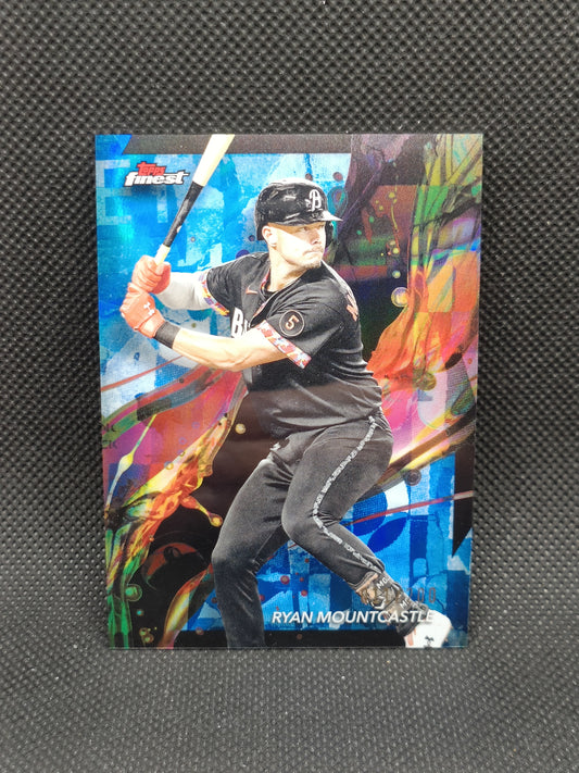 Ryan Mountcastle - 2024 Topps Finest Blue Refractor /200 - Baltimore Orioles