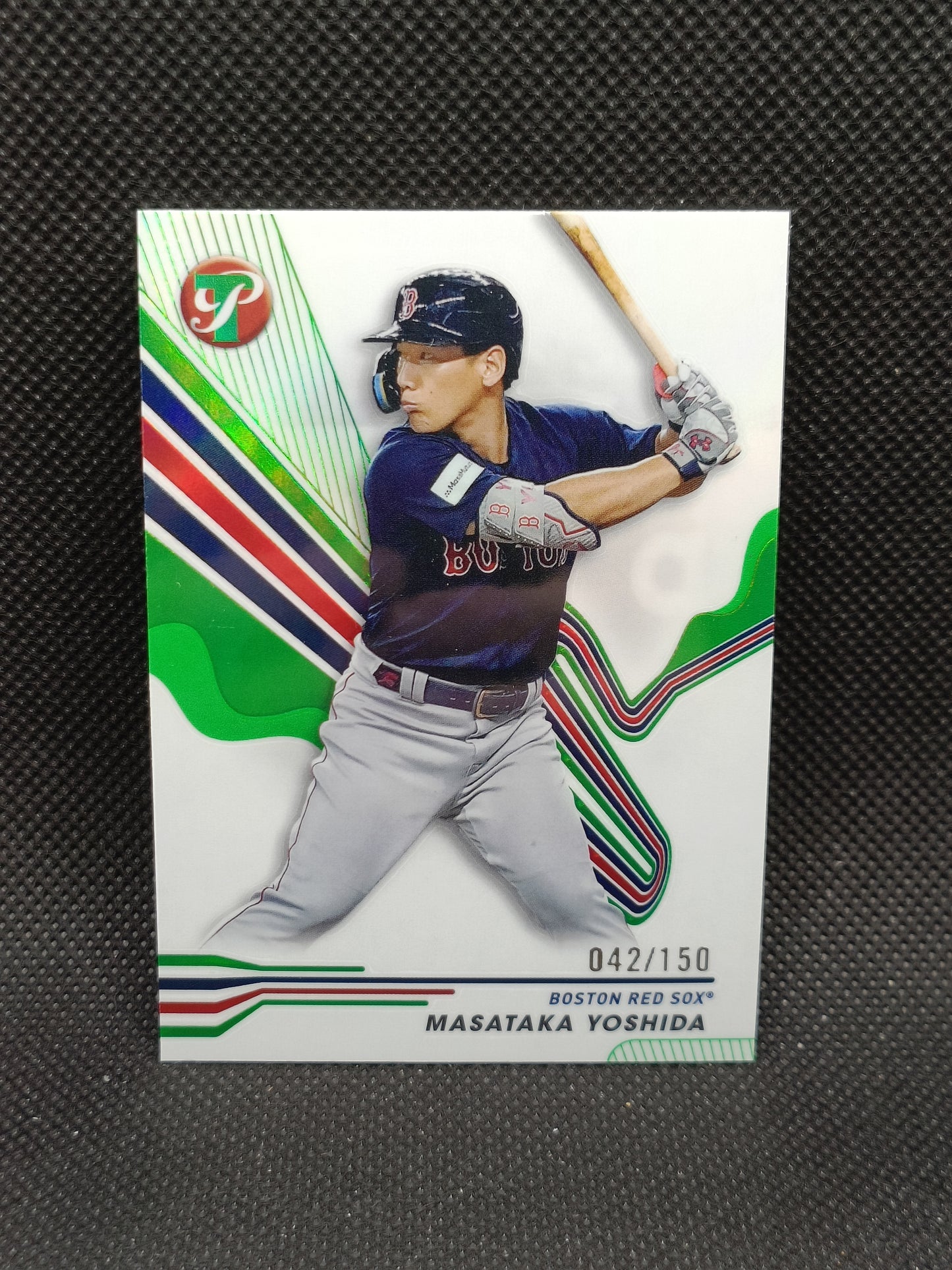 Masataka Yoshida - 2024 Topps Pristine Green Refractor /150 - Boston Red Sox
