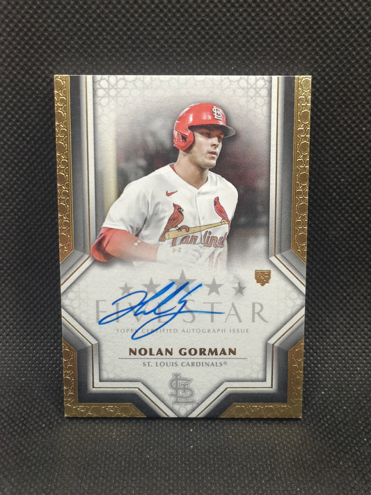 Nolan Gorman - 2023 Topps Five Star Rookie Auto - St Louis Cardinals