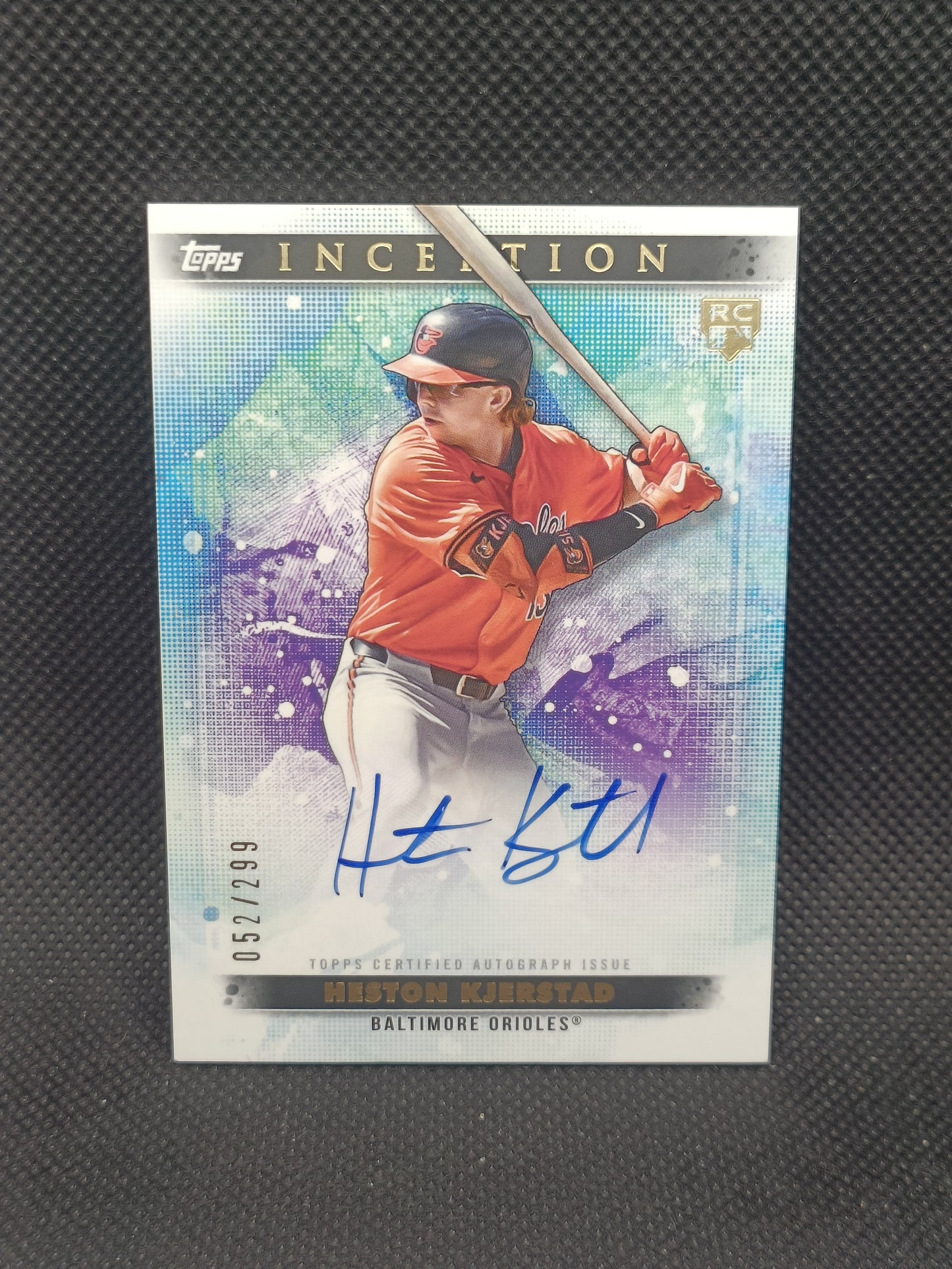 Heston Kjerstad - 2024 Topps Inception Rookie Auto /299 - Baltimore Orioles