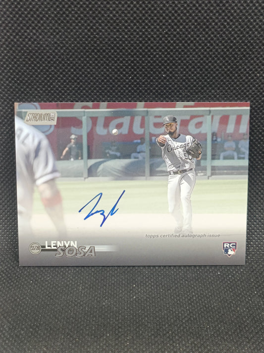 Lenyn Sosa - 2023 Topps Stadium Club Rookie Auto - Chicago White Sox