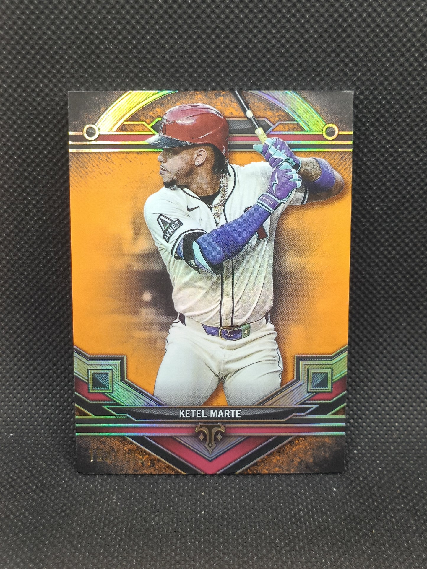 Ketel Marte - 2024 Topps Triple Threads Amber /199 - Arizona Diamondbacks