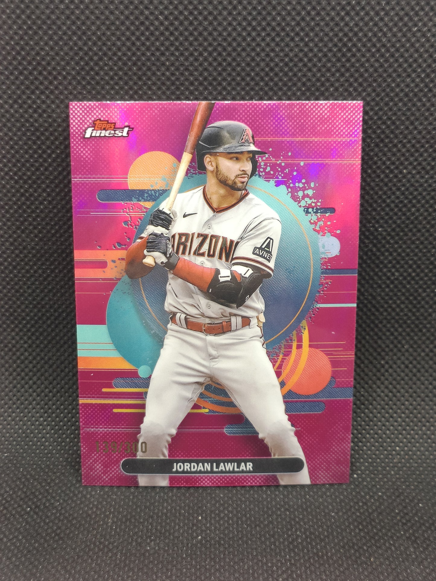 Jordan Lawlar - 2025 Topps Finest Magenta Refractor /300 - Arizona Diamondbacks
