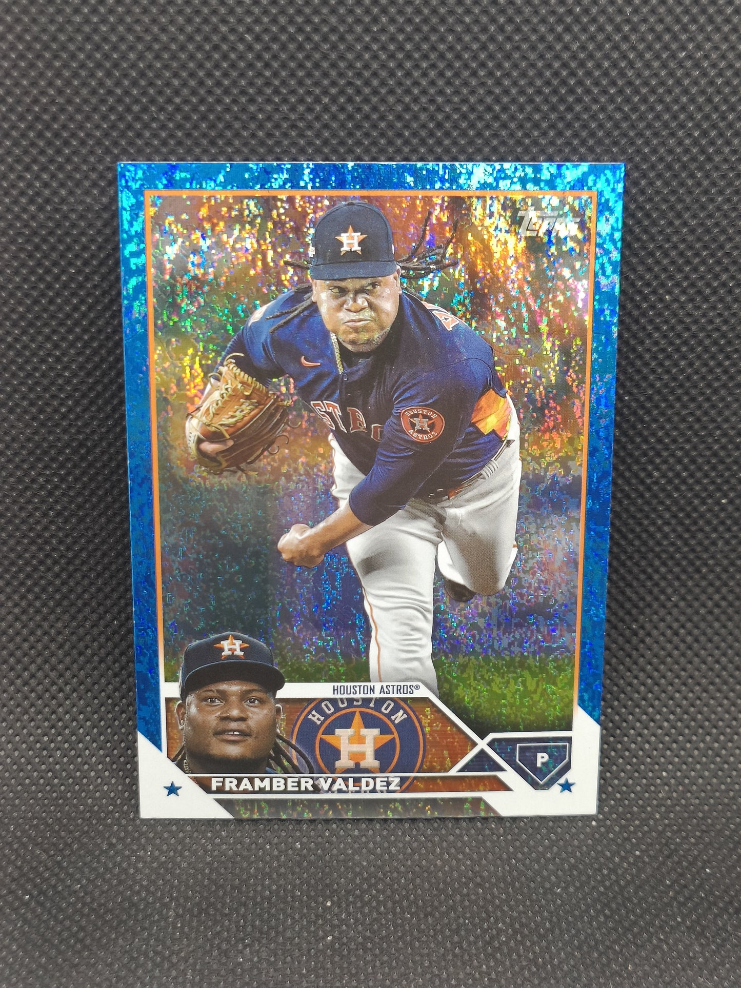 Framber Valdez - 2023 Topps Series Two Blue Holofoil /999 - Houston Astros