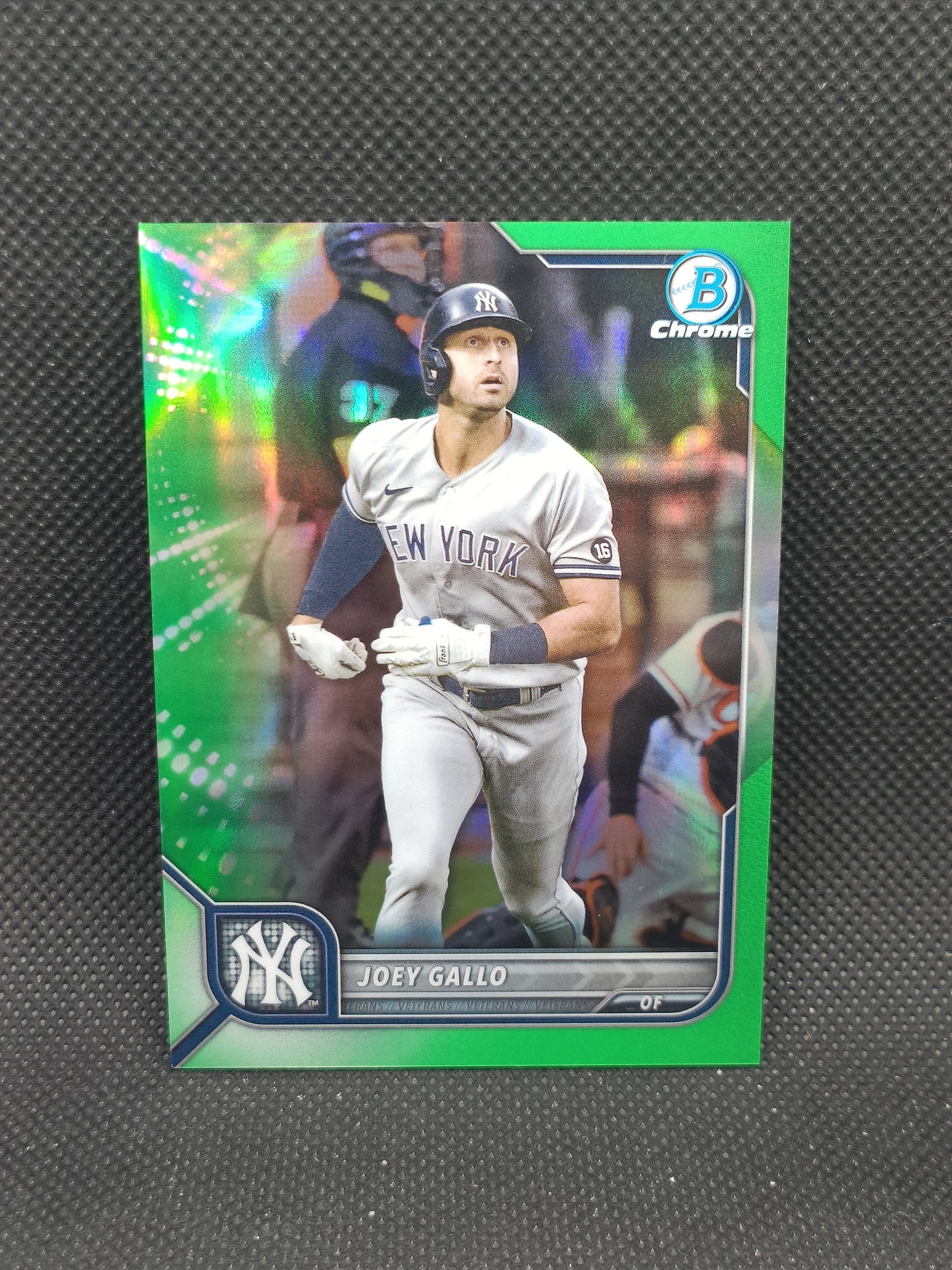Joey Gallo - 2022 Bowman Chrome Green Refractor /99 - New York Yankees