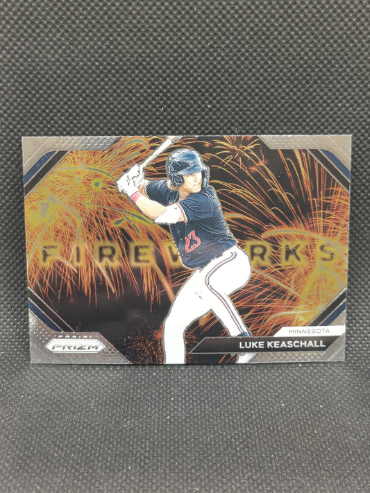 Luke Keaschall - 2024 Panini Prizm Fireworks - Minnesota Twins