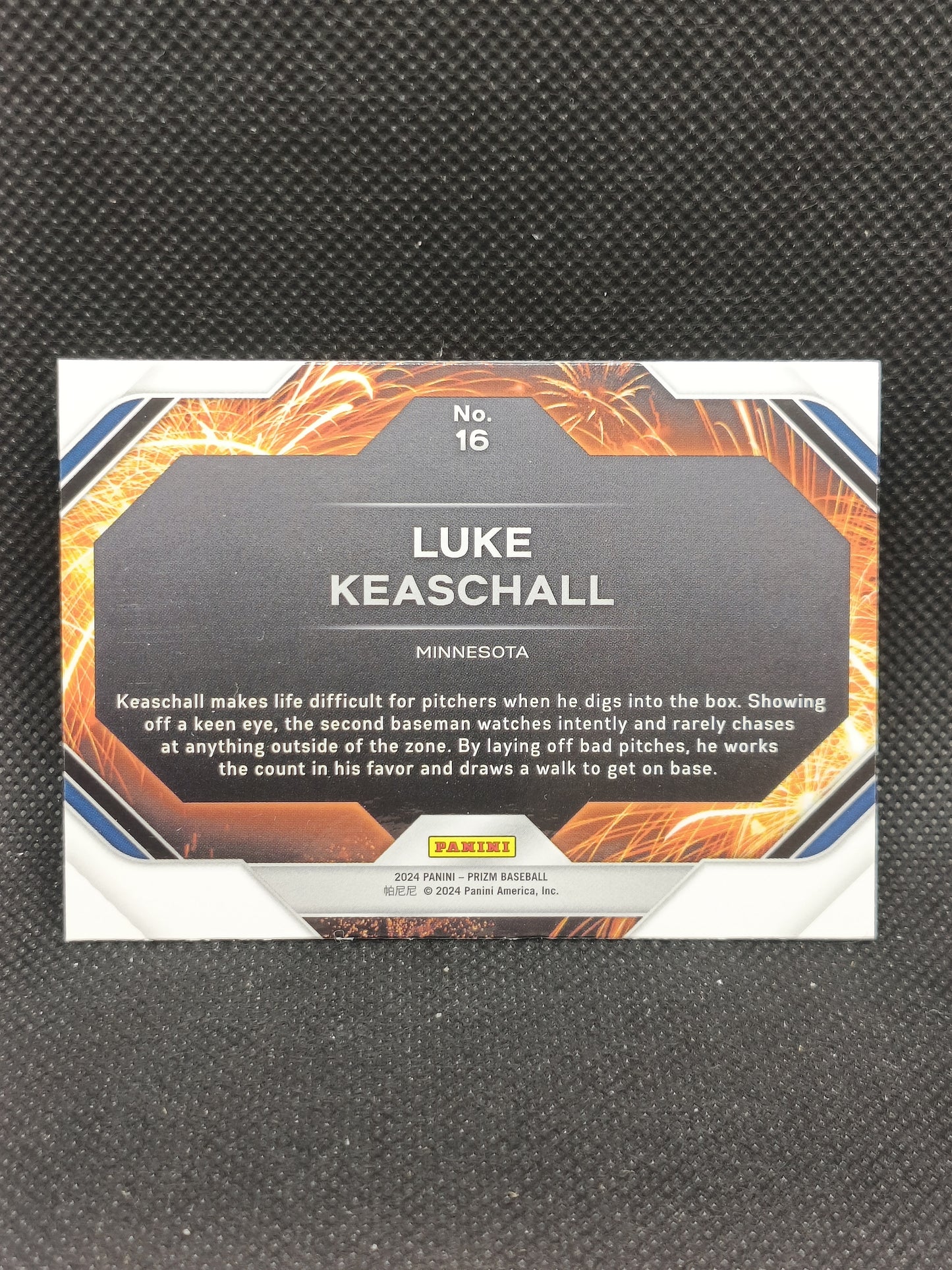 Luke Keaschall - 2024 Panini Prizm Fireworks - Minnesota Twins