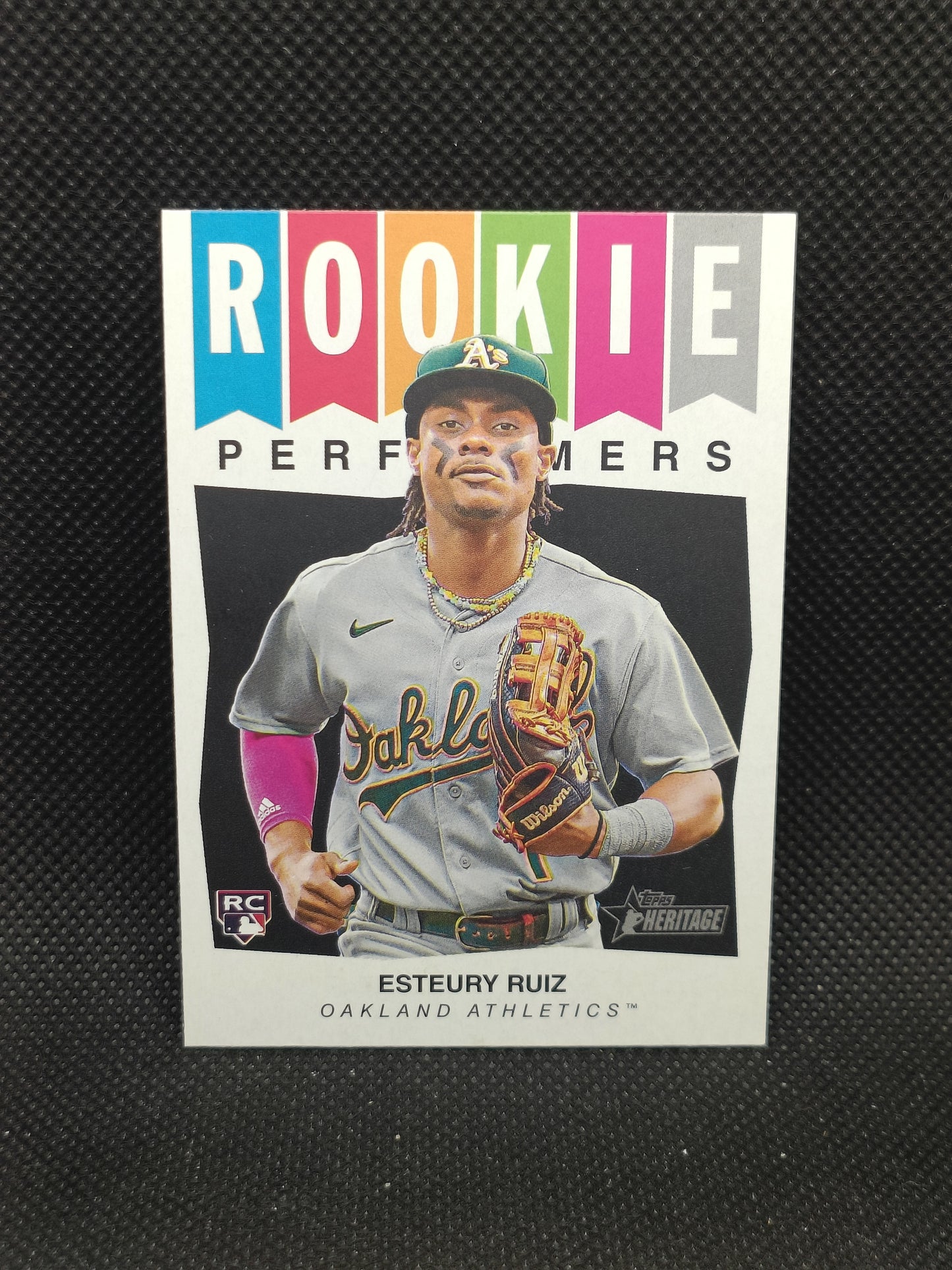 Esteury Ruiz - 2023 Topps Heritage High Number Rookie Performers - Oakland Athletics