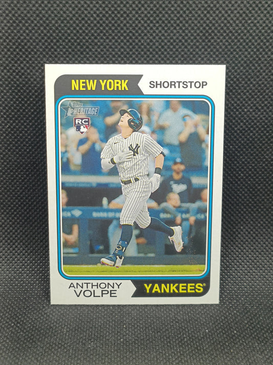Anthony Volpe - 2023 Topps Heritage High Number Rookie - New York Yankees