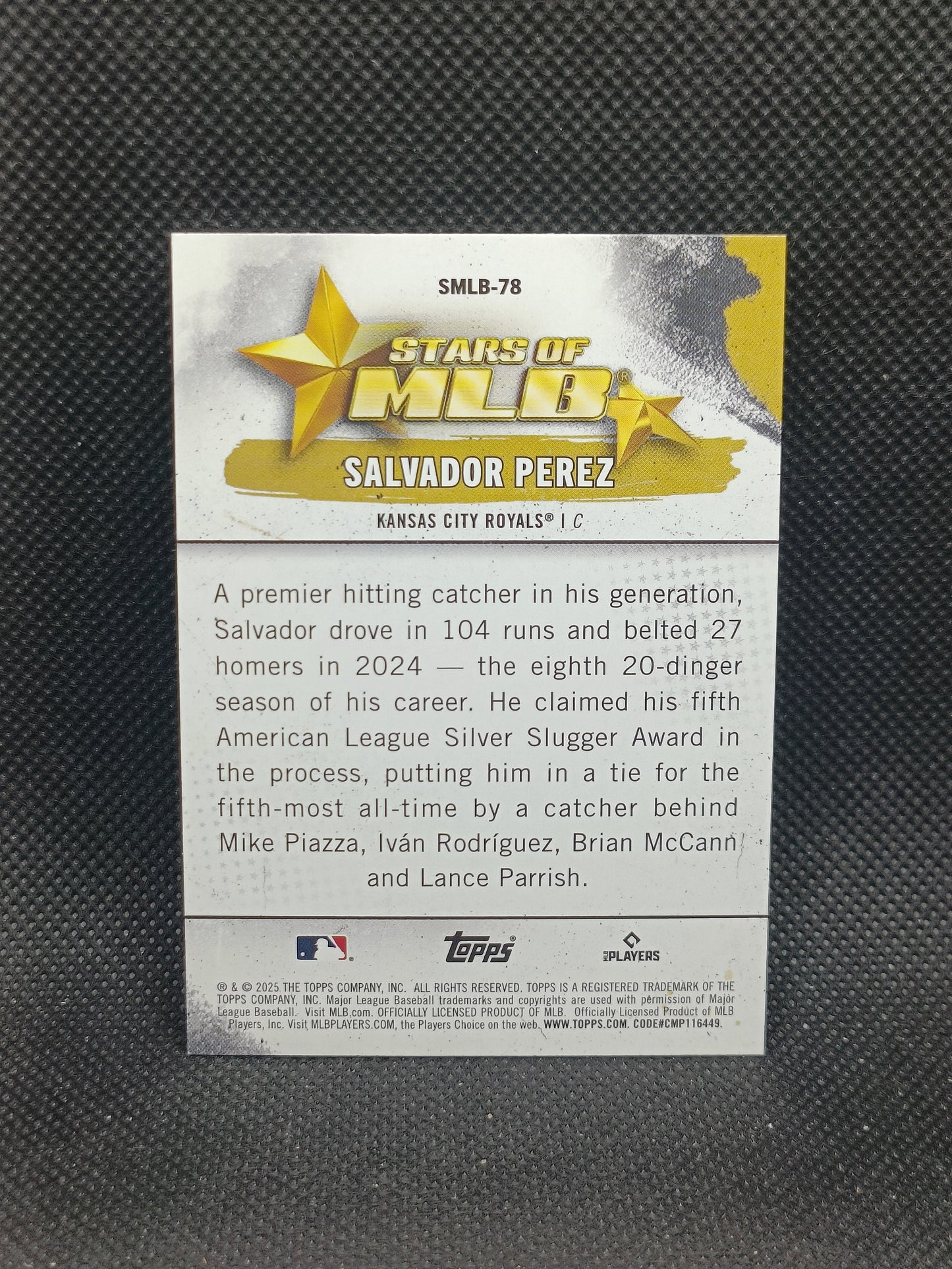 Salvador Perez - 2025 Topps Update Series Stars Of MLB - Kansas City Royals