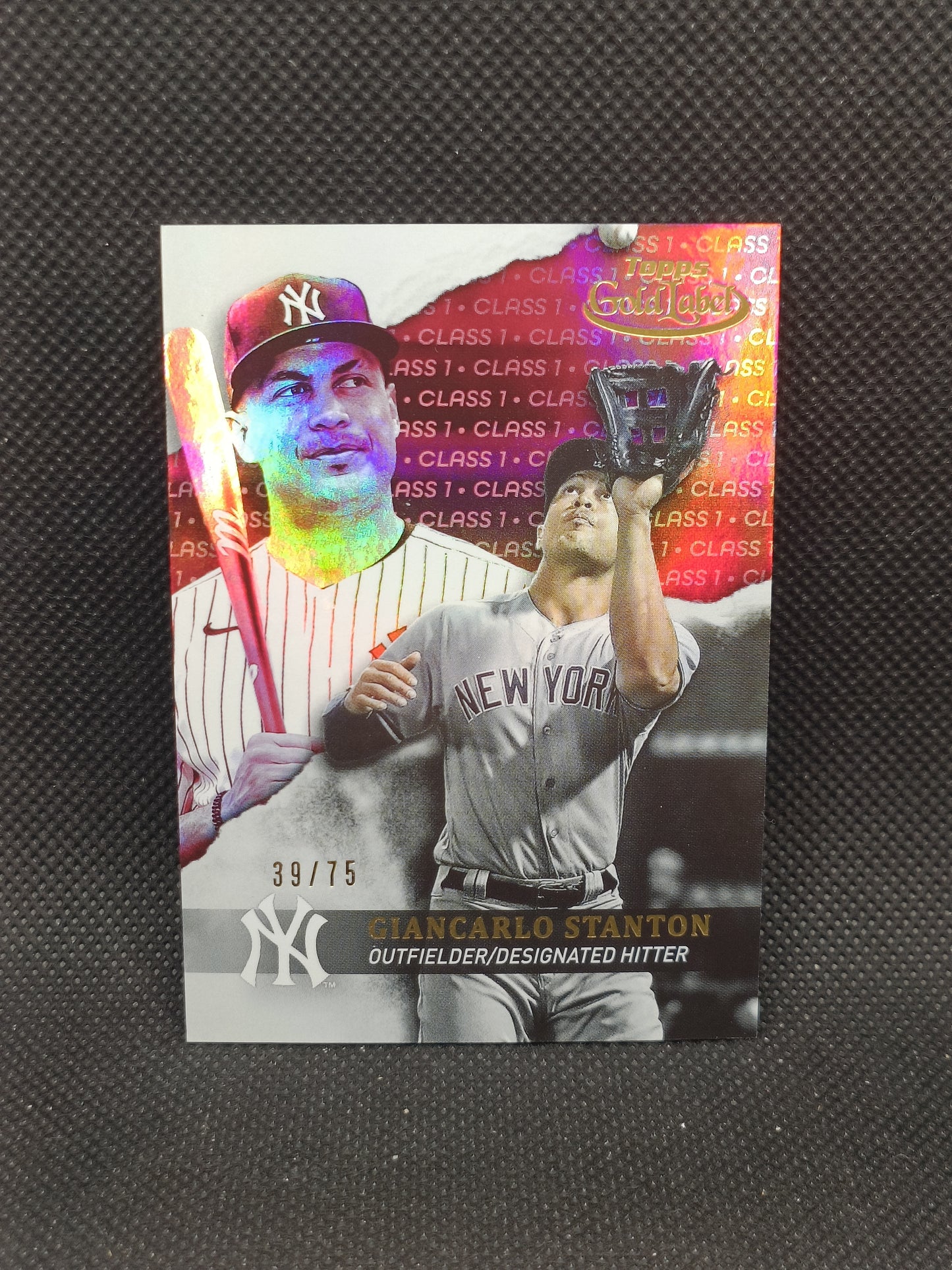 Giancarlo Stanton - 2020 Topps Gold Label Class 1 Red /75 - New York Yankees