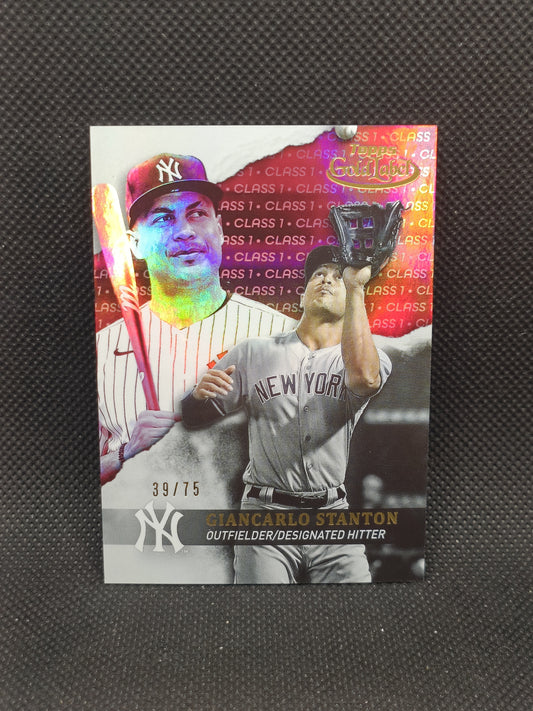 Giancarlo Stanton - 2020 Topps Gold Label Class 1 Red /75 - New York Yankees