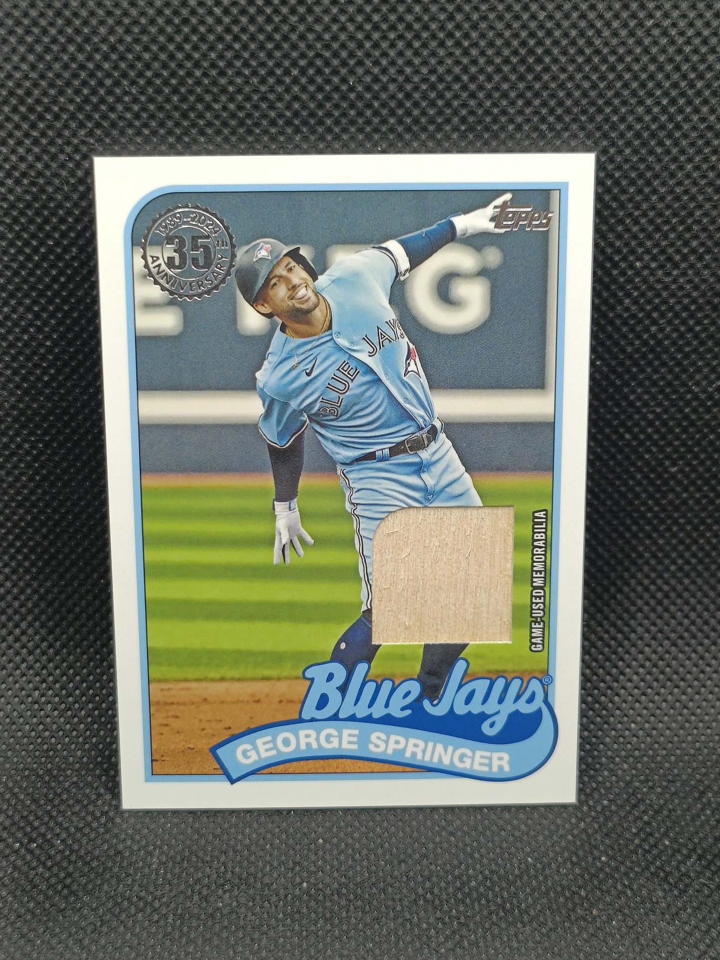 George Springer - 2024 Topps Series One 1989 Relic - Toronto Blue Jays
