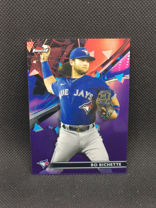 Bo Bichette - 2021 Topps Finest Purple Refractor /250 - Toronto Blue Jays