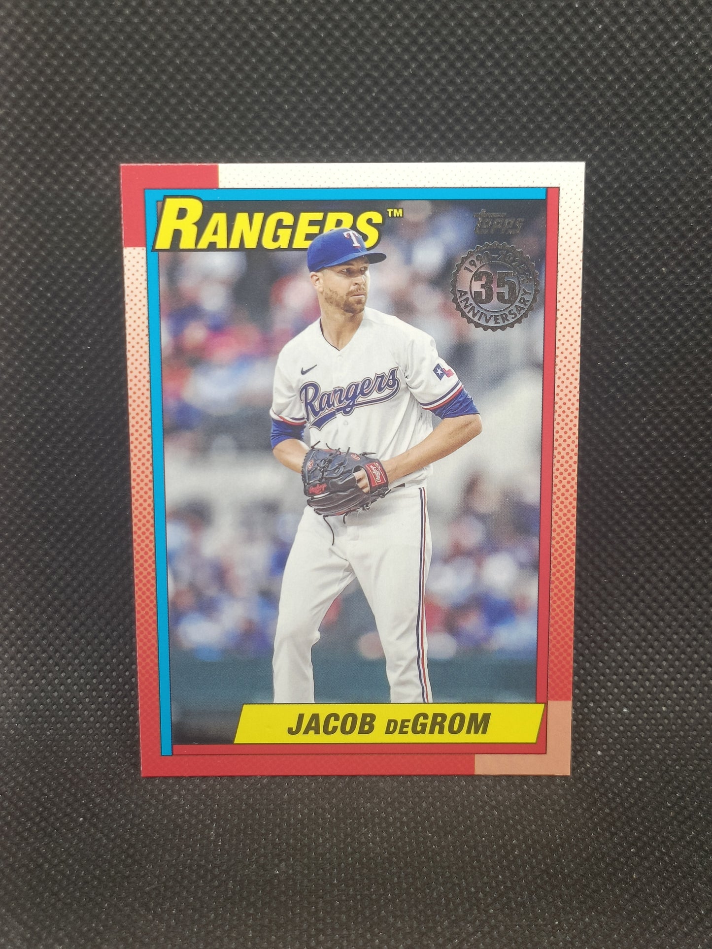 Jacob DeGrom - 2025 Topps Series Two 1990 Insert - Texas Rangers