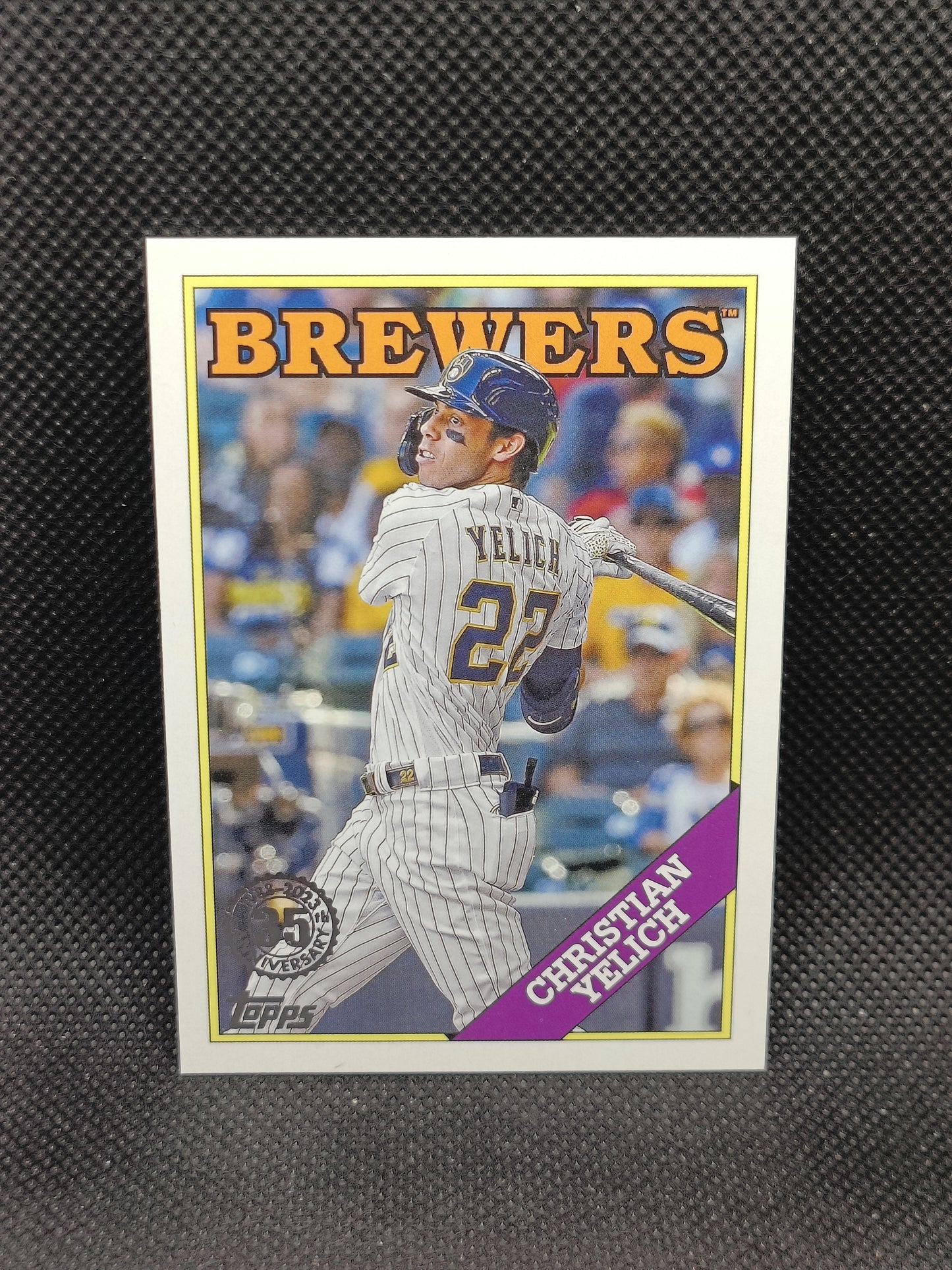 Christian Yelich - 2023 Topps Series One 1988 Insert - Milwaukee Brewers