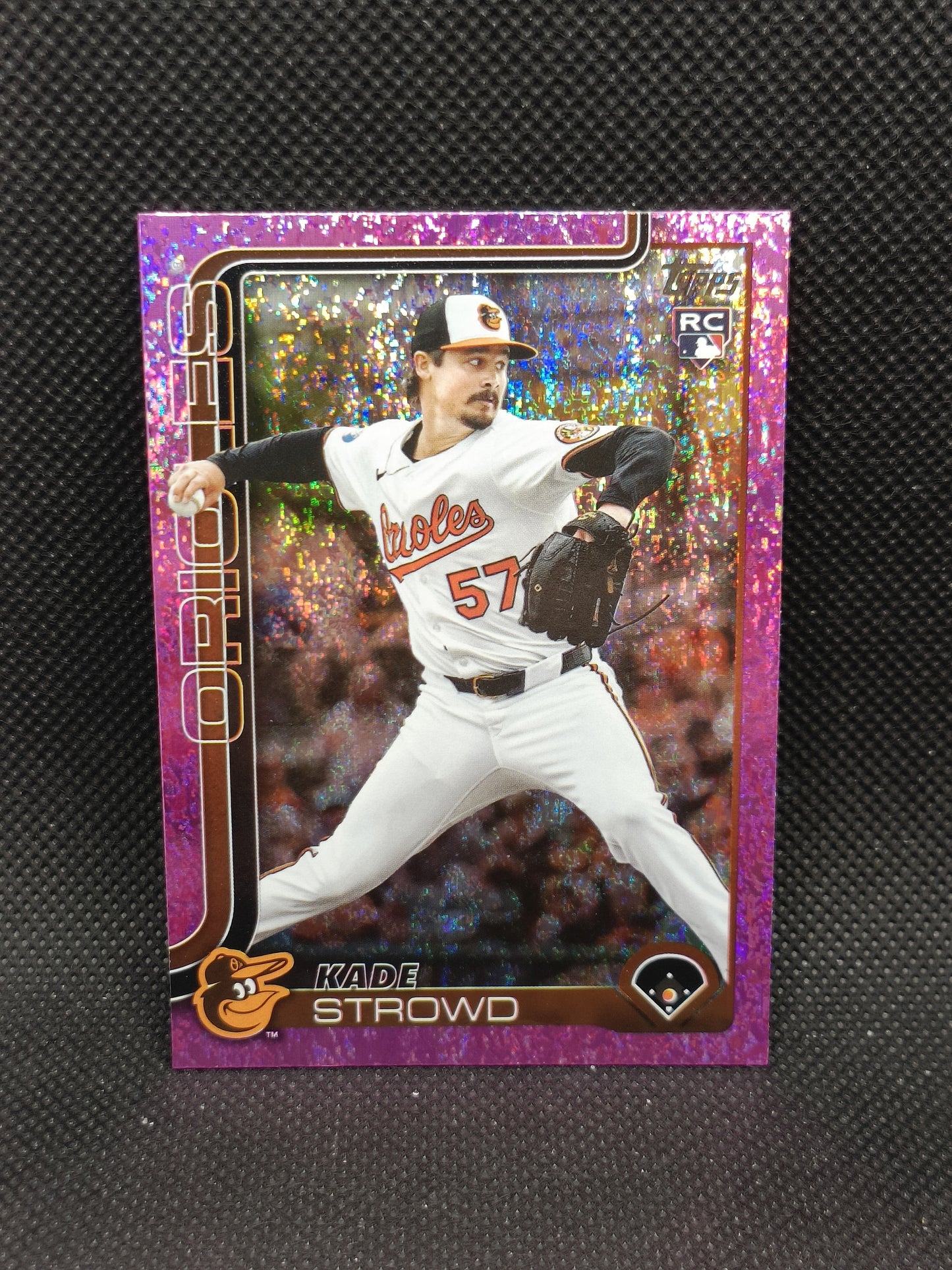 Kade Strowd - 2025 Topps Update Series Rookie Pink Diamante Foil - Baltimore Orioles
