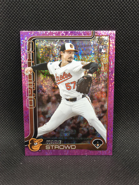 Kade Strowd - 2025 Topps Update Series Rookie Pink Diamante Foil - Baltimore Orioles