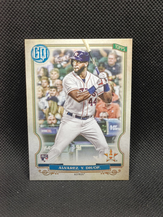 Yordan Alvarez - 2020 Topps Gypsy Queen Rookie - Houston Astros