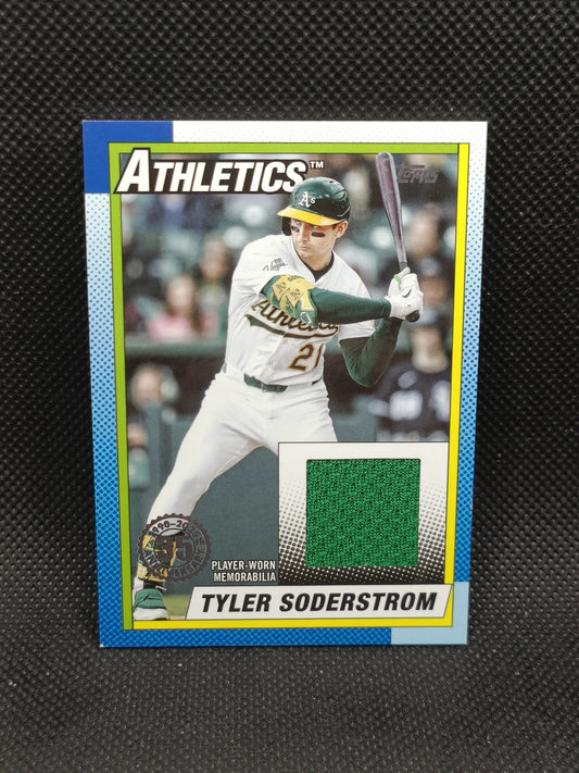 Tyler Soderstrom - 2025 Topps Update Series 1990 Relic - Athletics